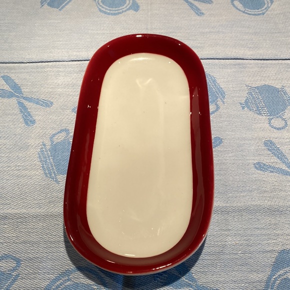 Sterling China relish dish made in East Liverpool Ohio - Picture 2 of 4